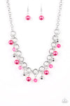 Paparazzi Accessories Fiercely Fancy - Pink Necklace