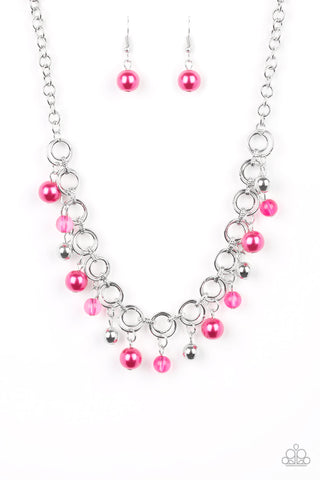 Paparazzi Accessories Fiercely Fancy - Pink Necklace