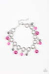 Paparazzi Accessories Fancy Fascination - Pink Bracelet