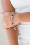 Paparazzi Accessories Fancy Fascination - Pink Bracelet