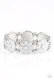 Paparazzi AccessoriesDancing Dahlias - Silver Bracelet