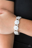 Paparazzi AccessoriesDancing Dahlias - Silver Bracelet