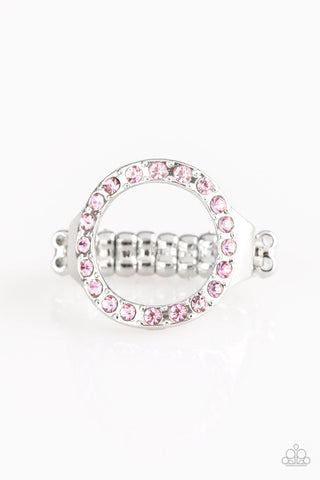 Paparazzi Accessories One-GLAM Band - Pink Ring