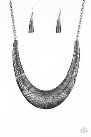 Paparazzi Accessories Feast or Famine - Black Necklace