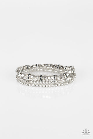 Paparazzi Accessories Let There BEAM Light - Silver Bracelet