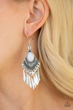 Paparazzi Accessories Mostly Monte-ZUMBA - Silver Earrings