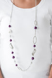 Paparazzi Accessories All About Me - Purple Necklace