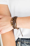 Paparazzi Accessories Carefree Camper - Brown Bracelet