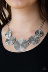 Paparazzi Accessories Deserves A Medal - Silver Necklace