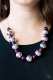 Paparazzi Accessories Top Pop - Purple Necklace