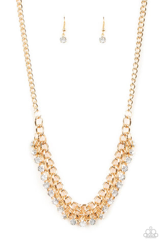 Paparazzi Accessories Glow and Grind - Gold Necklace