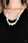 Paparazzi Accessories Take Note - White Necklace