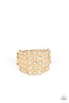 Paparazzi Accessories Million Dollar Masquerade - Gold Ring