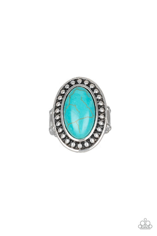 Paparazzi Accessories Desert Heat - Blue Ring