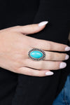 Paparazzi Accessories Desert Heat - Blue Ring