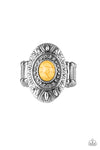 Paparazzi Accessories Stone Fox - Yellow Ring