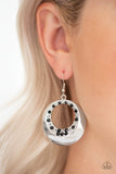 Paparazzi Accessories Ringed In Refinement - Black Earrings