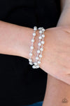 Paparazzi Accessories Stage Name - Silver Bracelet