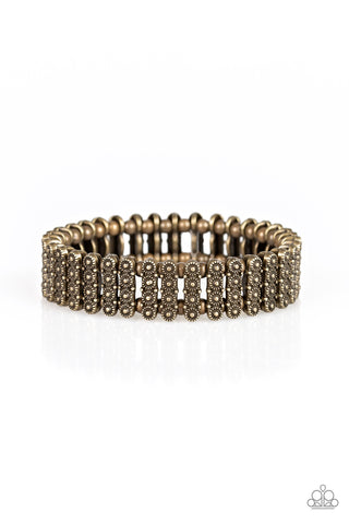 Paparazzi Accessories Rise With The Sun - Brass Bracelet