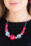 Paparazzi Accessories Daytime Drama - Pink Necklace