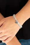 Paparazzi Accessories Rare Romance - White Bracelet