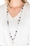 Paparazzi Accessories Make An Appearance - Black Necklace Lanyard