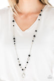 Paparazzi Accessories Make An Appearance - Black Necklace Lanyard