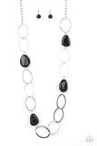 Paparazzi Accessories Modern Day Malibu - Black Necklace