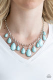 Paparazzi Accessories Jaw-Dropping Diva - Blue Necklace