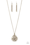 Paparazzi Accessories BOUGH Down - Brass Necklace