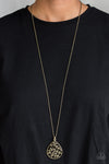 Paparazzi Accessories BOUGH Down - Brass Necklace