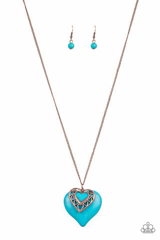 Paparazzi Accessories Southern Heart - Copper Necklace