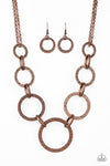 Paparazzi Accessories City Circus - Copper Necklace