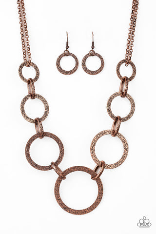 Paparazzi Accessories City Circus - Copper Necklace