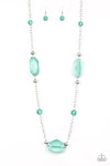 Paparazzi Accessories Crystal Charm - Green Necklace