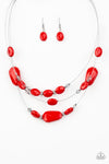 Paparazzi Accessories Radiant Reflections - Red Necklace