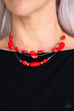 Paparazzi Accessories Radiant Reflections - Red Necklace