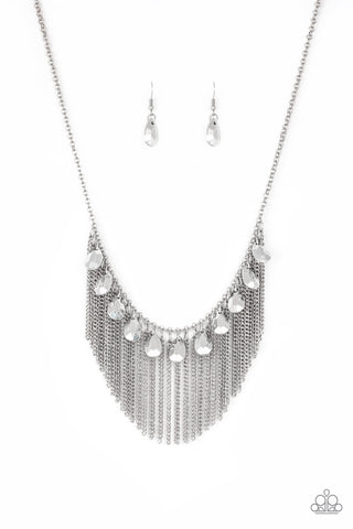 Paparazzi Accessories Bragging Rights - Silver Necklace