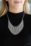 Paparazzi Accessories Bragging Rights - Silver Necklace