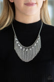 Paparazzi Accessories Bragging Rights - Silver Necklace