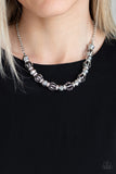 Paparazzi Accessories Metro Majestic - Silver Necklace