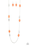 Paparazzi Accessories Beachfront Beauty Orange Necklace