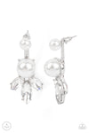 Paparazzi Accessories Extra Elite - White Earrings