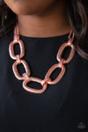 Paparazzi Accessories Take Charge - Copper Necklace