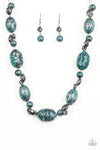 Paparazzi Accessories Gatherer Glamour - Blue Necklace