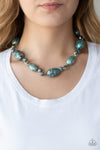 Paparazzi Accessories Gatherer Glamour - Blue Necklace