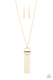 Paparazzi Accessories Terra Tassel - Gold Necklace