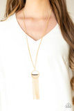 Paparazzi Accessories Terra Tassel - Gold Necklace