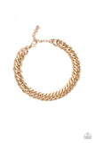 Paparazzi Accessories On The Ropes - Gold Bracelet