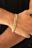 Paparazzi Accessories On The Ropes - Gold Bracelet